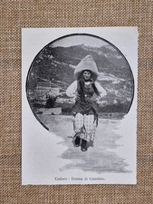 Cadore nel 1901 Donna di