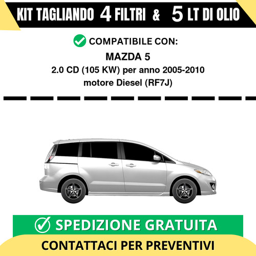 Tagliando per mazda 0 cd - tagliando,