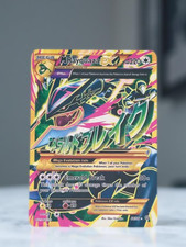 Mega Rayquaza Ex Carta Metallo