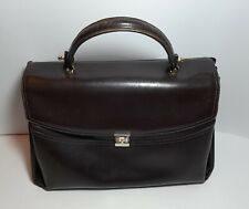 Borsa Cartella 24 H Vintage Firmata FERRARI LUIGI Made in Italy Pelle Originale