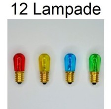 12 lampade di ricambio