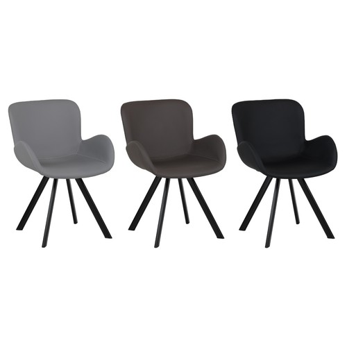 Sedia similpelle giove con - similpelle,