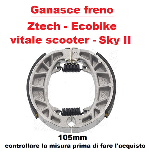 Ganasce freno scooter - ganasce,