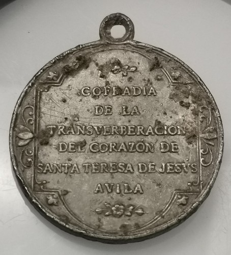 Medalla religiosa teresa - medalla, religiosa.