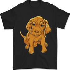Magyar Vizsla Cucciolo Maggiore T-Shirt Uomo 100% Cotone