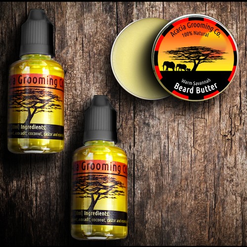 Olio barba burro naturale - e,