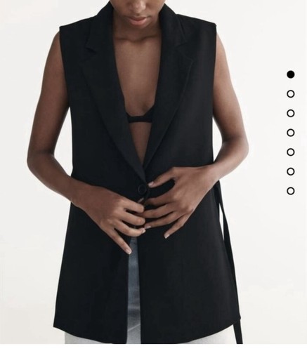 Gilet zara oversize donna nero - gilet,