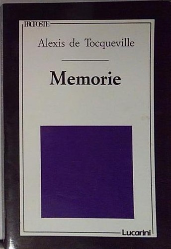 Tocqueville memorie - de,