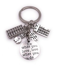 Portafogli Money Borsellino Dollarschein Calcolatrice Argento Portachiavi