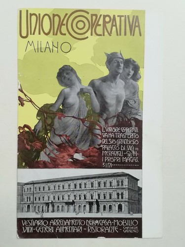 Cartolina unione cooperativa - cartolina,