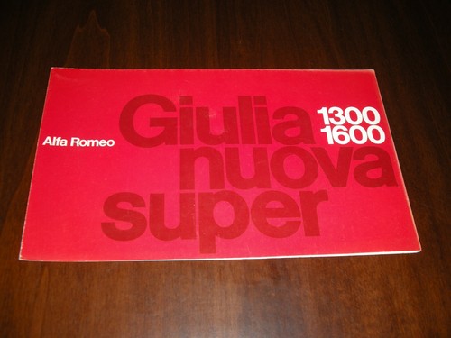 Alfa romeo brochure giulia - brochure, "giulia