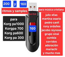 200 Ritmos, Y Samples 2025 Para Toda La Serie Korg pa 300,600,700. 900,1000,3y4X