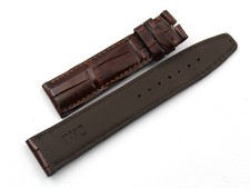 IWC Portoghese Cinturino Vero Alligatore Marrone 20/18mm Ricambi Promozione