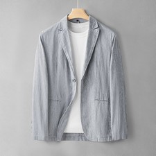 Giacca blazer tuta uomo lino