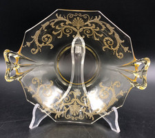 Svuota tasche porta gioielli soprammobile T Murano colore Whisky incisione d'oro