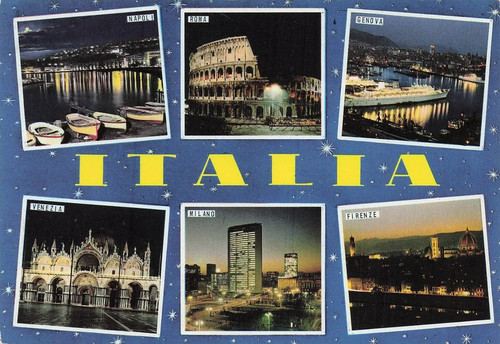 Cartolina italia vedute - cartolina,