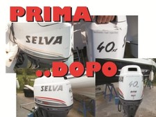 KIT ADESIVI SOSTITUTIVI PER MOTORE FUORIBORDO SELVA 40 DORADO 4t SPED GRATUITA