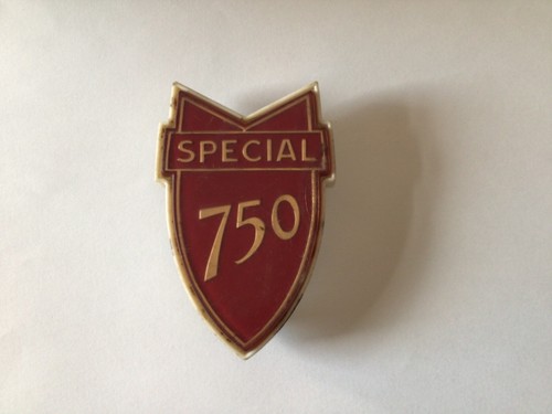 Fiat 750 special scritta badge - scritta,