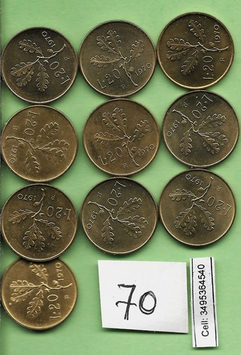 Lotto monete 20 lire - @lotto, 10
