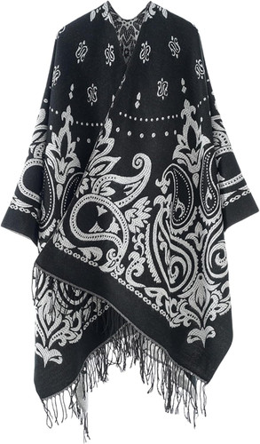 Scialle donna poncho aperto - scialle,