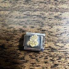 Autentico Bracciale Charm Italiano Link Disney Pippo Y2K Vintage Gioielli MANCA VERNICE