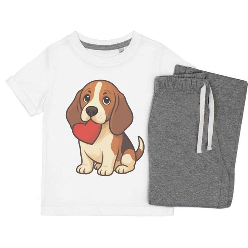 Love beagle set - 'love,