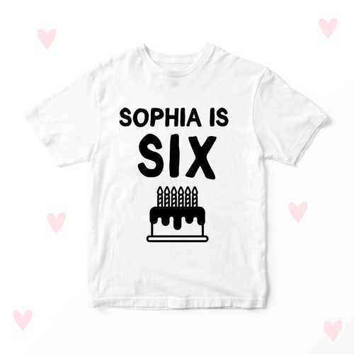 Shirt compleanno sei - t-shirt,