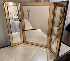 Specchio da toeletta trittico