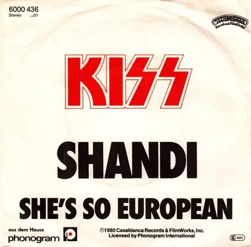 Kiss shandi vinile singolo - shandi, 7