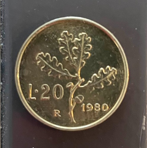 Moneta lire 1980 - 20,