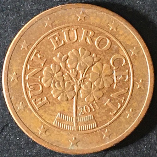 Moneta centesimi euro - moneta, 5