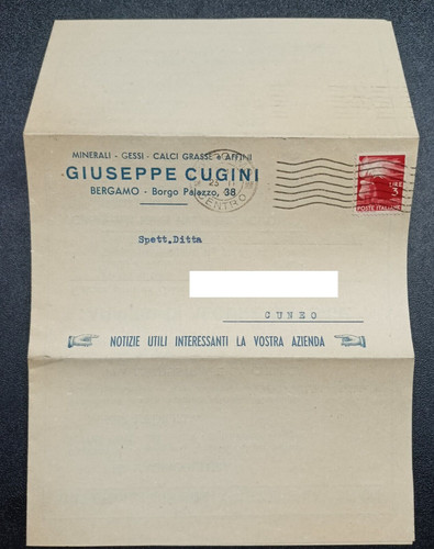 Cartolina pubblicitaria - cartolina,