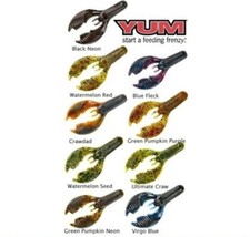  Yum Craw Chunk 2,75'' SPECIALE TRAILER JIG O LIGHT TEXAS RIG BLACK BASS