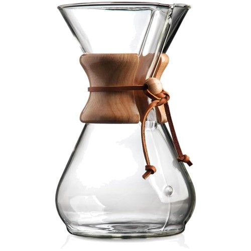 Caffettiera vetro con - in,