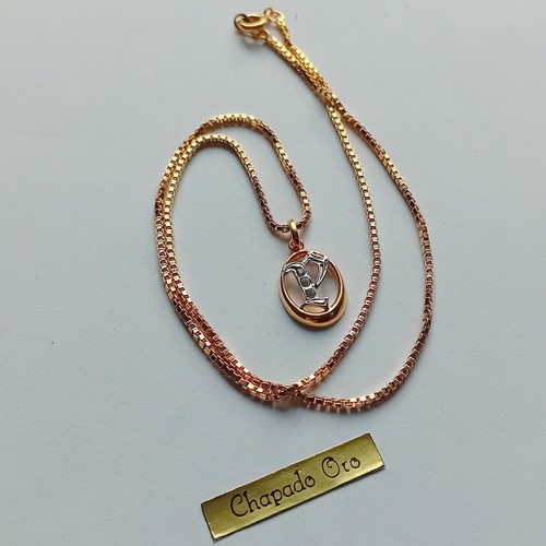 Collana chapado oro - collana,