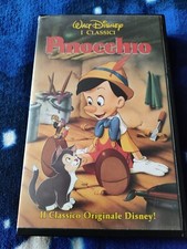 VHS Pinocchio Disney originale videocassetta italiano italia