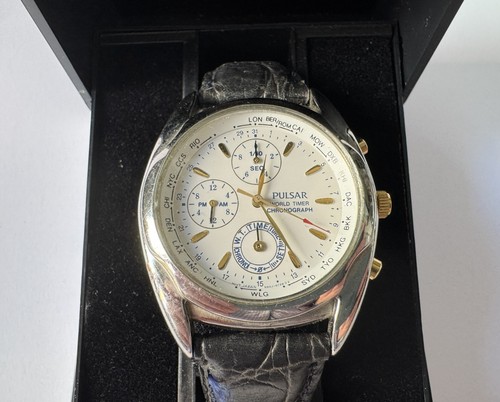 Pulsar world timer - pulsar, chronograph