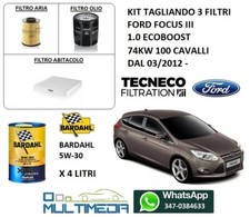 KIT TAGLIANDO FILTRI + OLIO