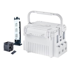 Daiwa Tackle Box Tb7000Hs Bianco Lucido + Supporto Asta Tb30 + Portabevande Oricon 3-_