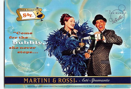 Cartolina pubblicità martini - cartolina,