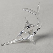 SCULTURA PESCE SPADA VETRO