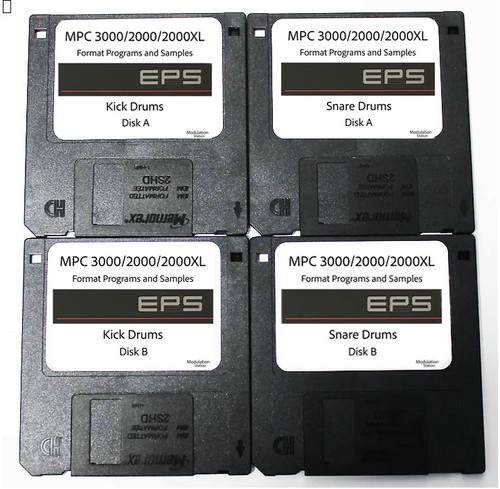 Akai mpc 3000 2000 - 3000, formato