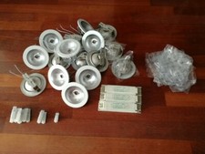 Kit faretti rotondi controsoffitto per lampadine LED o Alogene G6.35 / G4
