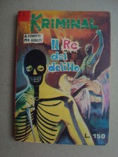 kriminal n° 1 ed.corno 1964 autorizzazione n° 6235 del 1963