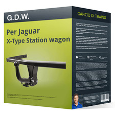 Gancio traino adatto per Jaguar X-Type Station wagon I CF1 fisso G.D.W. NUOVO