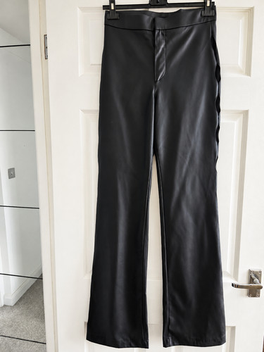 Zara pantalone ecopelle donna - zara,