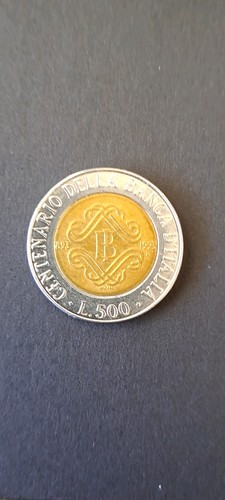 Moneta 500 lire - moneta, da