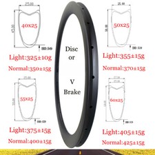 Cerchio carbonio bici da