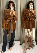 ZARA BLAZER 100% PELLE