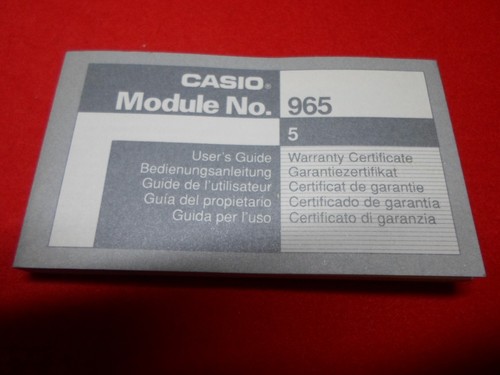 Vintage casio module - vintage,